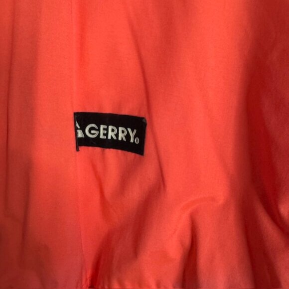 Vintage Gerry Men's Bright/ Neon Orange Ski Jacket Sinched Waste Size Medium - Picture 5 of 7
